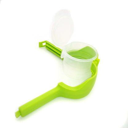 FreshLock Food Sealing Clips with Pour Spouts: Keep Snacks Crispy and Fresh! - KitchenEase